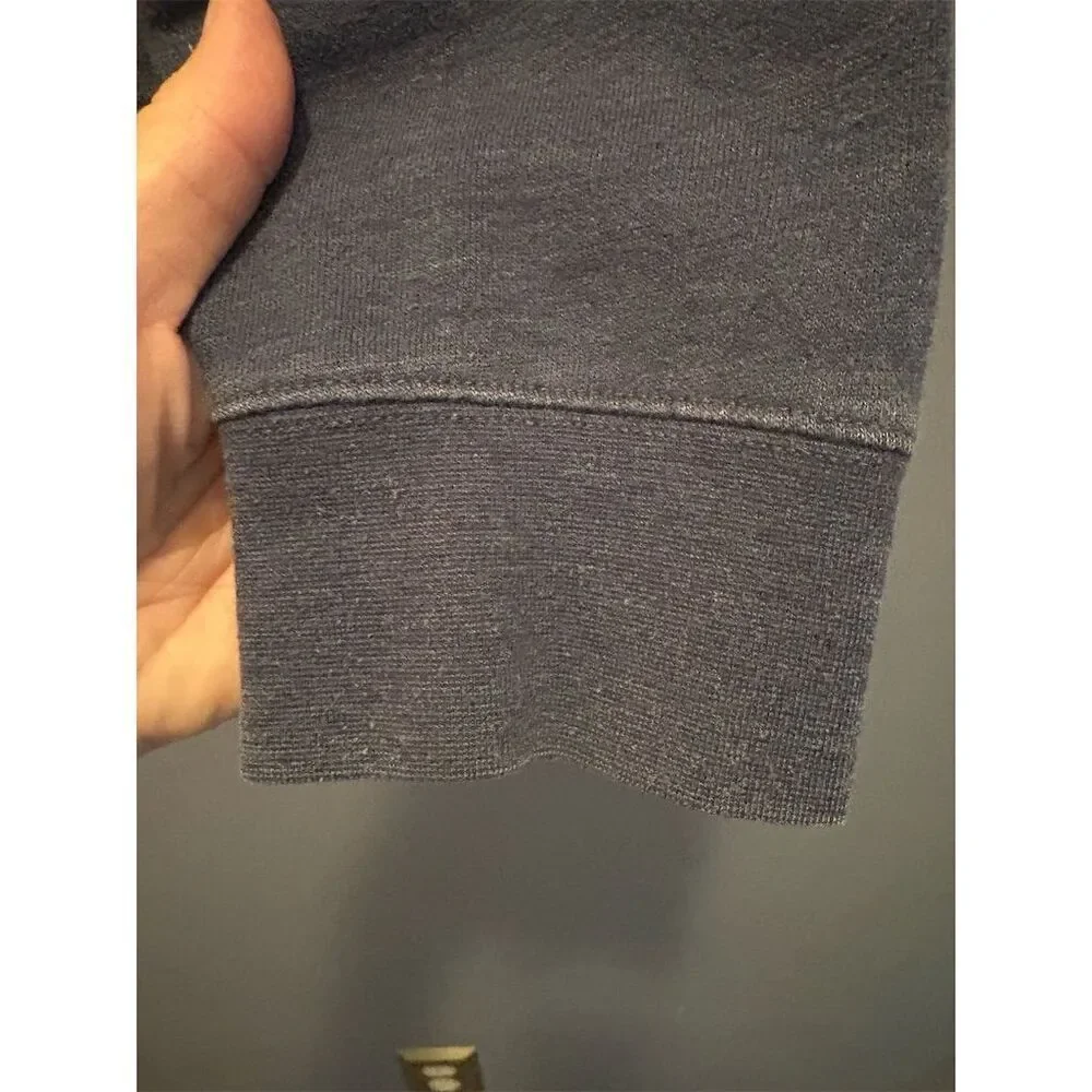 Marmot Men's Medium Blue Pullover Hoodie Fleece Lined Kangaroo Pocket